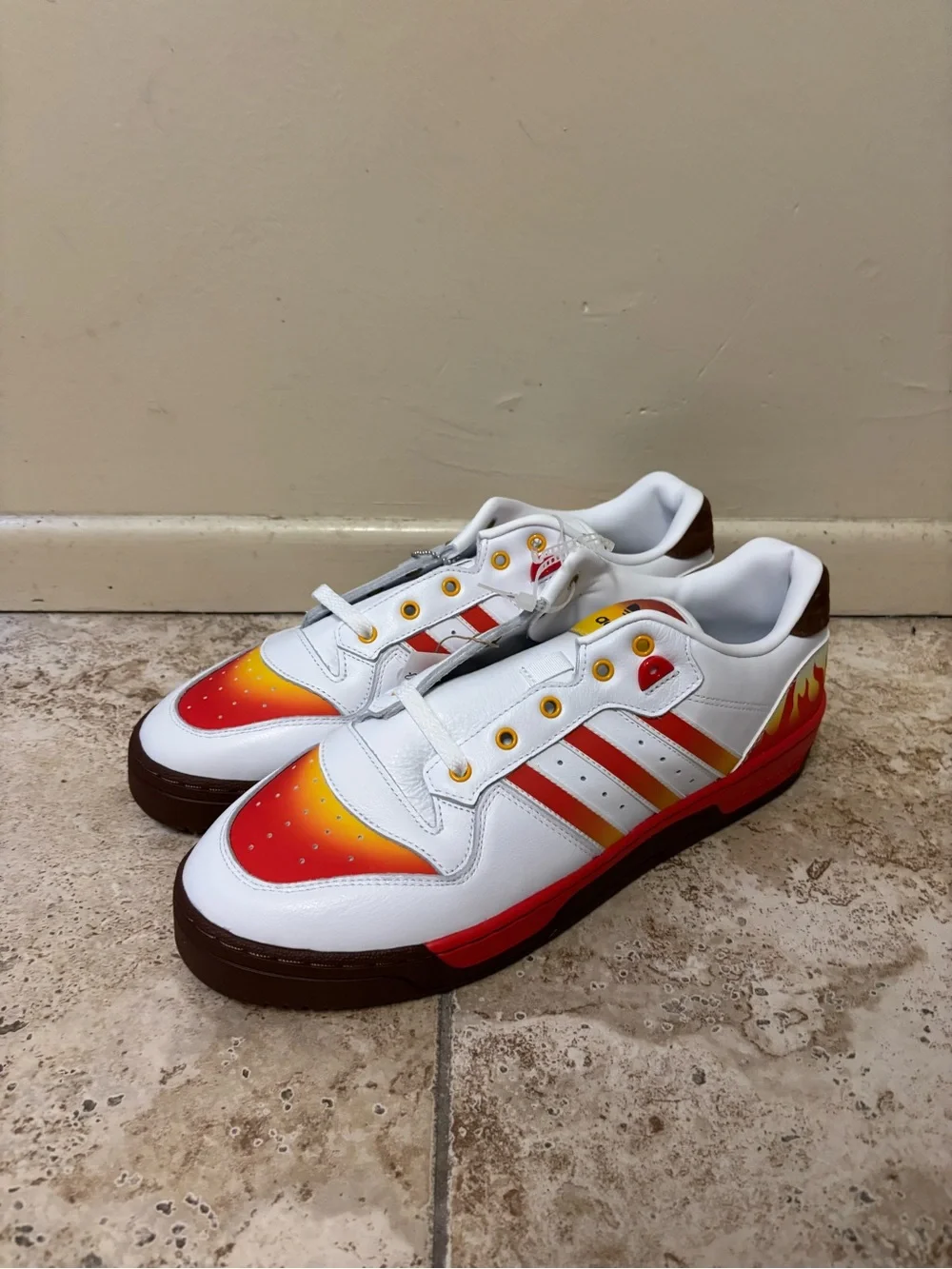 Demon Slayer x Adidas Rivalry Rengoku Anime Manga Flame Mens Size 13 JI3310 NEW